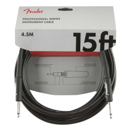 Fender 15ft Professional Series Instrument Cable, Black