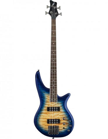 Jackson JS SERIES SPECTRA BASS JS3Q, Laurel Fingerboard, Amber Blue Burst