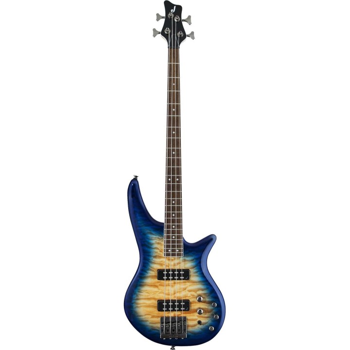 Jackson JS SERIES SPECTRA BASS JS3Q, Laurel Fingerboard, Amber Blue Burst
