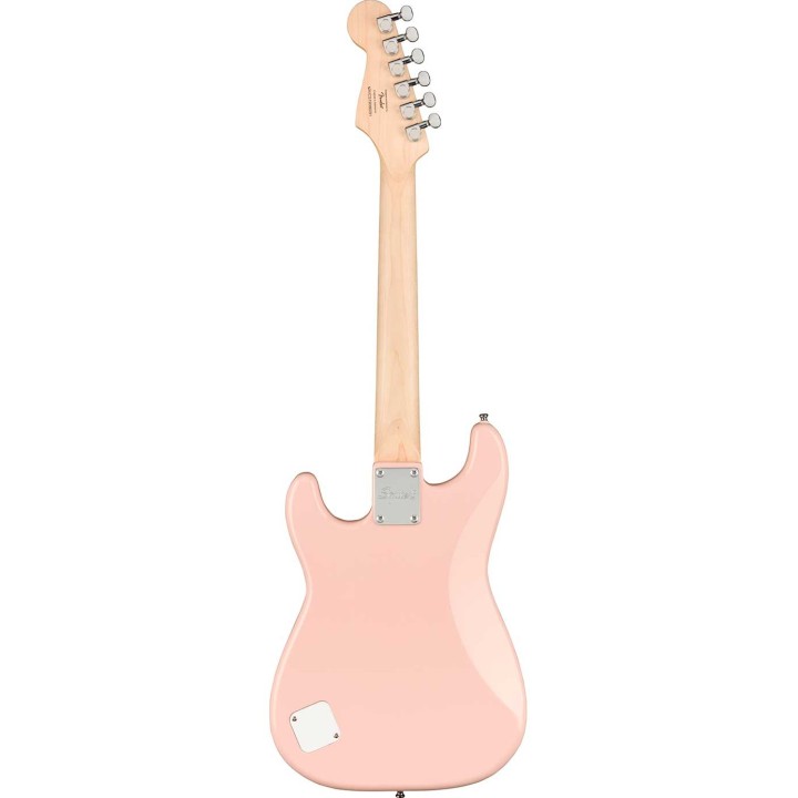 Squier Mini Stratocaster®, Indian Laurel Fingerboard, Shell Pink