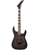 Jackson JS SERIES DINKY® ARCH TOP JS32Q DKA HT, Amaranth Fingerboard, Transparent Black Burst