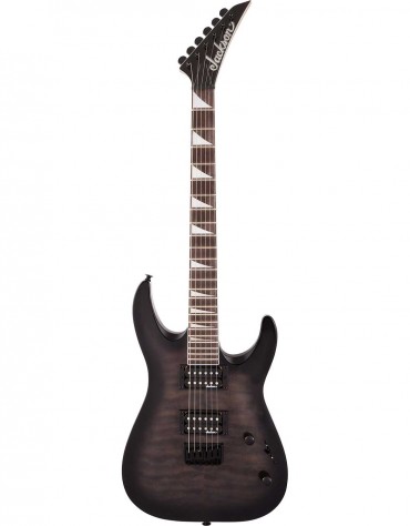 Jackson JS SERIES DINKY® ARCH TOP JS32Q DKA HT, Amaranth Fingerboard, Transparent Black Burst