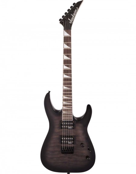 Jackson JS SERIES DINKY® ARCH TOP JS32Q DKA HT, Amaranth Fingerboard, Transparent Black Burst