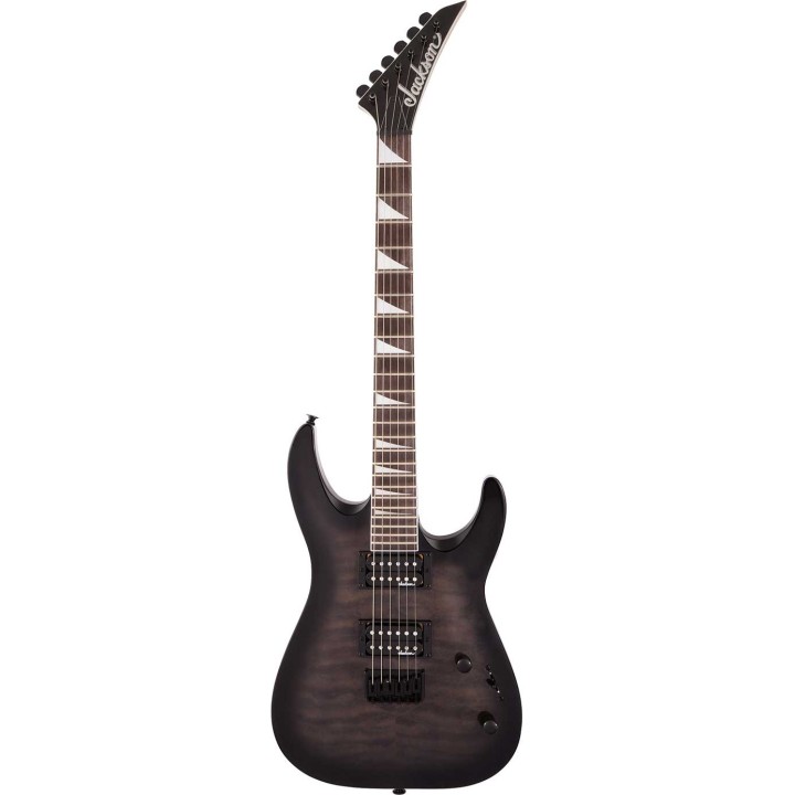 Jackson JS SERIES DINKY® ARCH TOP JS32Q DKA HT, Amaranth Fingerboard, Transparent Black Burst