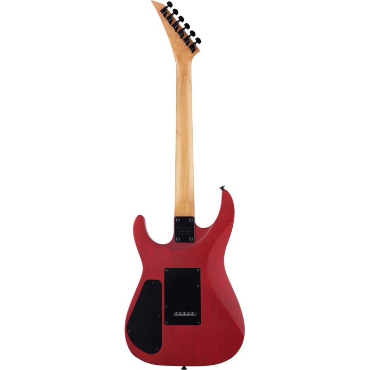 Jackson JS SERIES DINKY® ARCH TOP JS24 DKAM, Caramelized Maple, Red Stain