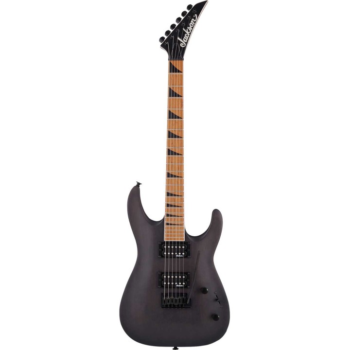 Jackson JS SERIES DINKY® ARCH TOP JS24 DKAM, Caramelized Maple, Black Stain