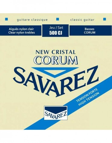 Savarez 656.127, 500CJ New Cristal Corum High Tension, Yellow-Blue Packaging
