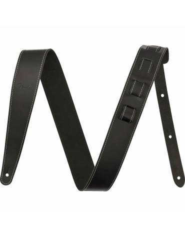 Fender Essentials Leather Straps, Black