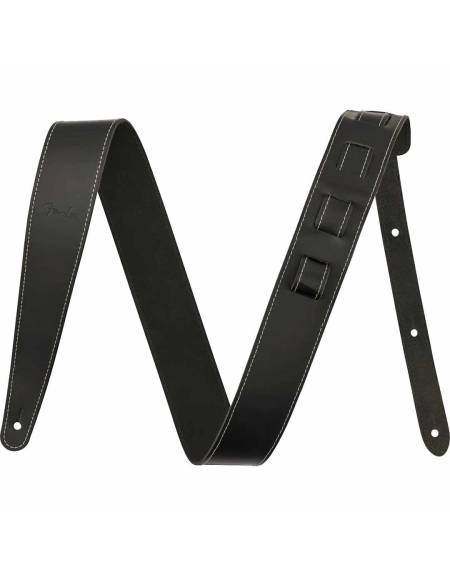 Fender Essentials Leather Straps, Black