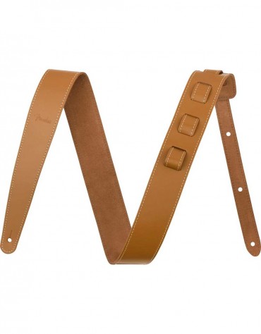 Fender Essentials Leather Straps, Tan