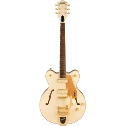 Gretsch Electromatic™ Pristine LTD Center Block Double-Cut with Bigsby®, Laurel Fingerboard, White Gold