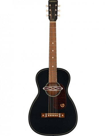 Gretsch Current:Deltoluxe Parlor, Walnut Fingerboard, Tortoiseshell Pickguard, Black Top