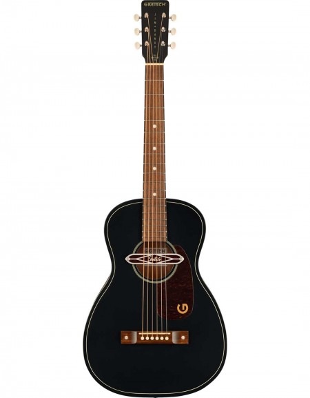 Gretsch Current:Deltoluxe Parlor, Walnut Fingerboard, Tortoiseshell Pickguard, Black Top