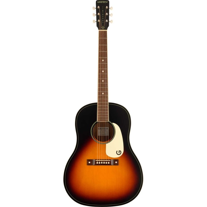 Gretsch Jim Dandy™ Dreadnought, Walnut Fingerboard, White Pickguard, Rex Burst