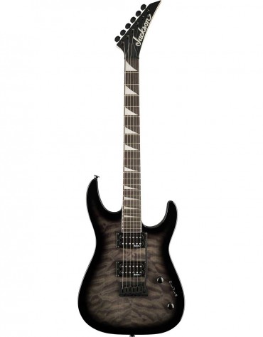 Jackson JS SERIES DINKY® JS20 DKQ 2PT, Amaranth Fingerboard, Transparent Black