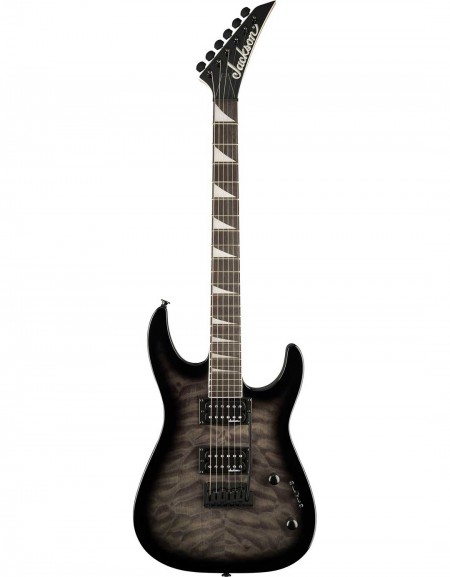 Jackson JS SERIES DINKY® JS20 DKQ 2PT, Amaranth Fingerboard, Transparent Black