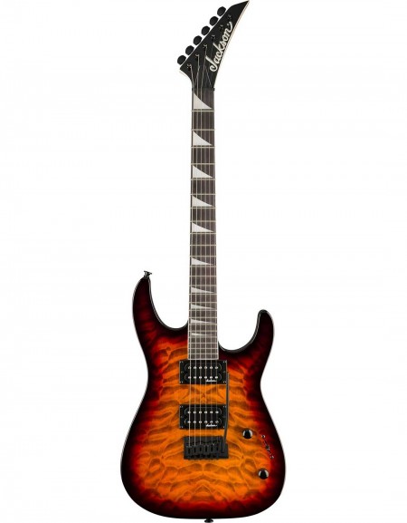 Jackson JS SERIES DINKY® JS20 DKQ 2PT, Amaranth Fingerboard, Tobacco Burst