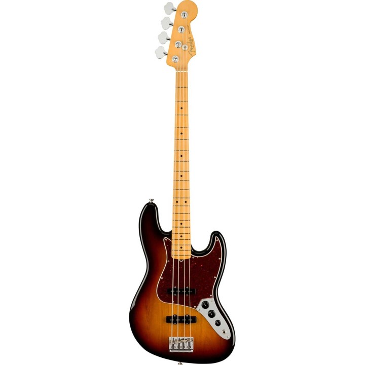 Fender American Professional II Jazz Bass®, Maple Fingerboard, 3-Color Sunburst