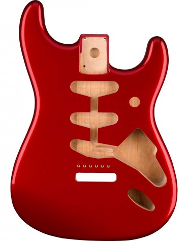 Fender Classic Series 60's Stratocaster® SSS Alder Body Vintage Bridge Mount - Candy Apple Red