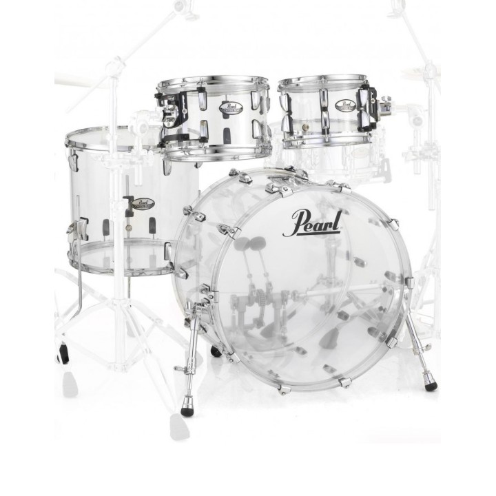 Pearl Crystal Beat Series CRB524P/C730, 4-Piece Shell Set, Ultra Clear