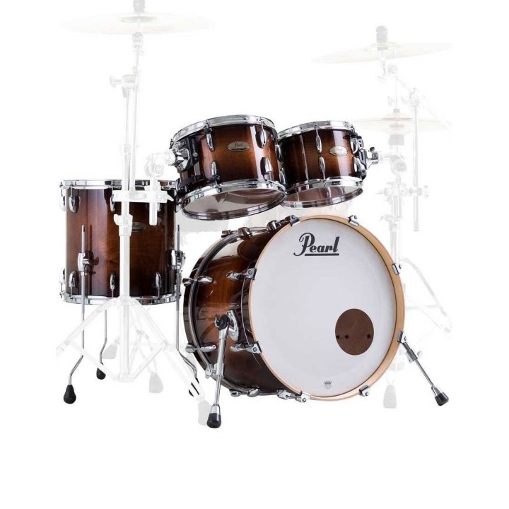 Pearl Session Studio Select STS904XP/C314, 4-Piece Shell Set, Gloss Barnwood Brown