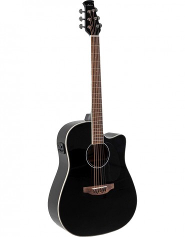 Applause AP510.104 Wood Classic Dreadnought Black Gloss Electro