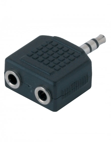 Gewa 191.619, 2x 3,5 mm stereo jack plug - 1x 3,5 mm stereo jack plug