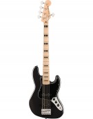 Squier Affinity Series® Active Jazz Bass® V, Maple Fingerboard, Black