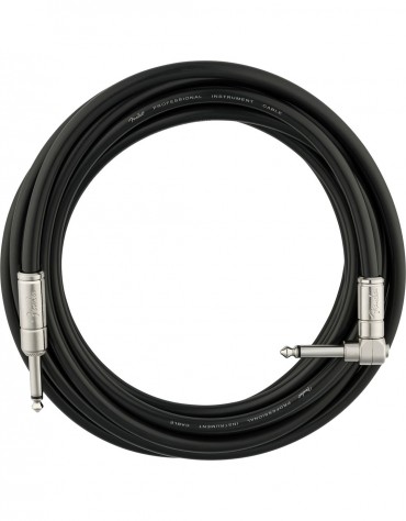 Fender 15ft Professional Series Kill Switch Instrument Cable, Black