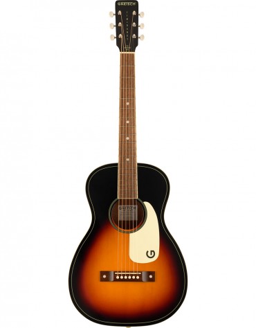Gretsch Jim Dandy™ Parlor, Walnut Fingerboard, White Pickguard, Rex Burst