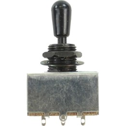 Gewa 943.086, 3-way Partsland Switch Toggle Switches, black nut
