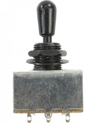 Gewa 943.086, 3-way Partsland Switch Toggle Switches, black nut