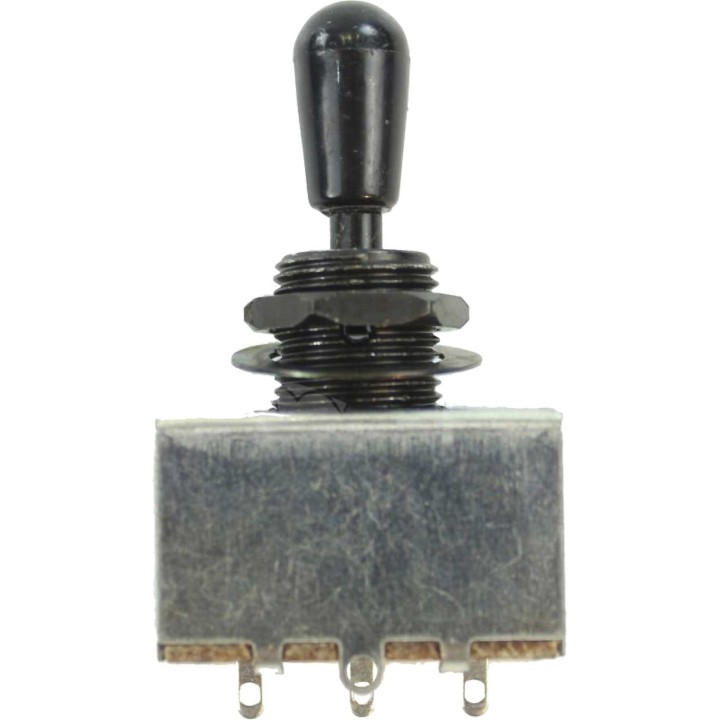 Gewa 943.086, 3-way Partsland Switch Toggle Switches, black nut