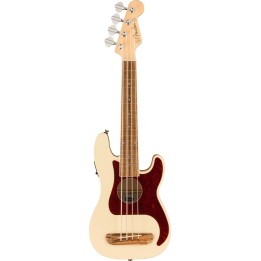 Fender Fullerton Precision Bass® Uke, Walnut Fingerboard, Olympic White