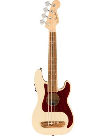 Fender Fullerton Precision Bass® Uke, Walnut Fingerboard, Olympic White