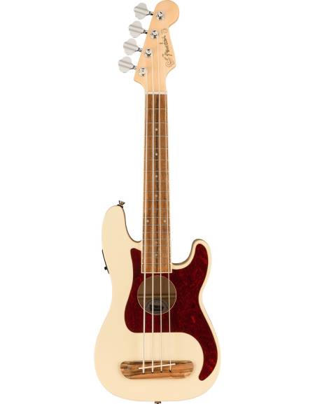 Fender Fullerton Precision Bass® Uke, Walnut Fingerboard, Olympic White