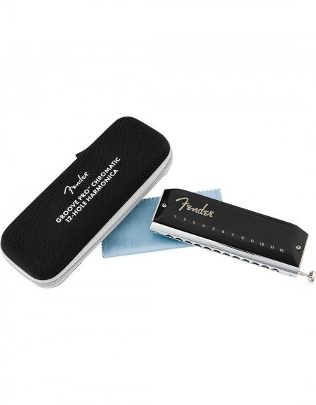 Fender   Home Shop Accessories Groove Pro™ Chromatic 12-Hole Harmonica, Key of C