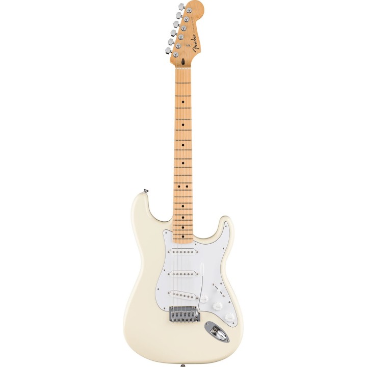 Fender Standard Stratocaster®, Maple Fingerboard, Olympic White