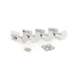 Fender Pure Vintage '70s Bass Tuning Machine Set, Nickel