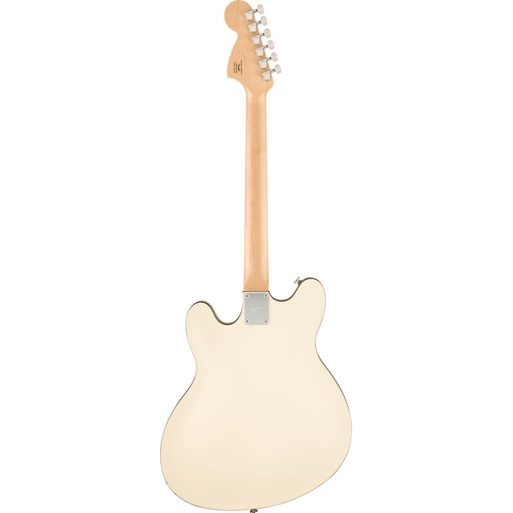 Squier Affinity Series® Starcaster® Deluxe, Indian Laurel Fingerboard, Olympic White