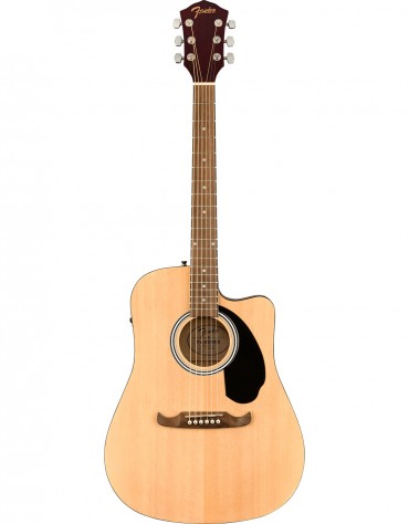 Fender FA-125CE Dreadnought, Walnut Fingerboard, Natural
