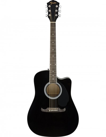 Fender FA-125CE Dreadnought, Walnut Fingerboard, Black