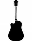 Fender FA-125CE Dreadnought, Walnut Fingerboard, Black