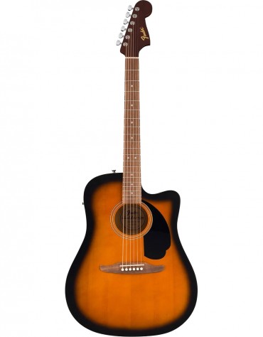 Fender California Debut Redondo CE Series Acoustic Guitar, 2-Tone Sunburst