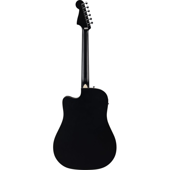 Fender California Debut Redondo CE Series Acoustic Guitar, Black