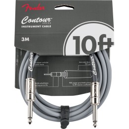 Fender Contour™ Series Instrument Cables, Inca Silver