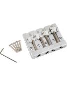 Fender HiMass™ 4-String Bass Bridge Assembly With Zinc Saddles, Chrome