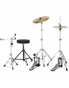 Gretsch Renegade GR801.050, 5-Piece Shell Set with Cymbals and Hardware, Black Mist