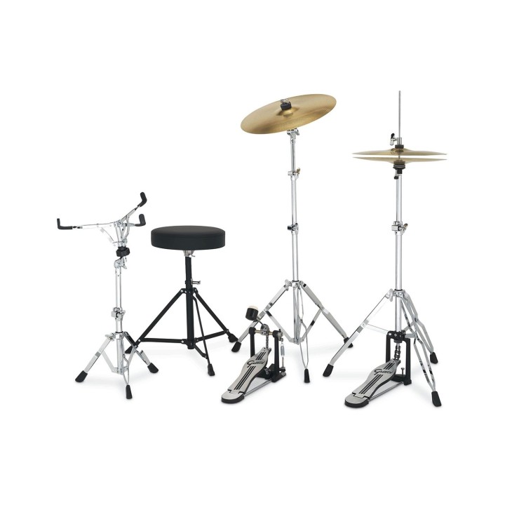 Gretsch Renegade GR801.050, 5-Piece Shell Set with Cymbals and Hardware, Black Mist