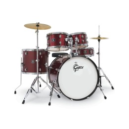 Gretsch Renegade GR801.054, 5-Piece Shell Set with Cymbals and Hardware, Ruby Sparkle